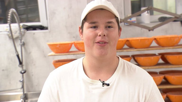 Niklas, 16, macht seine Ausbildung in einer Bäckerei in Neulußheim