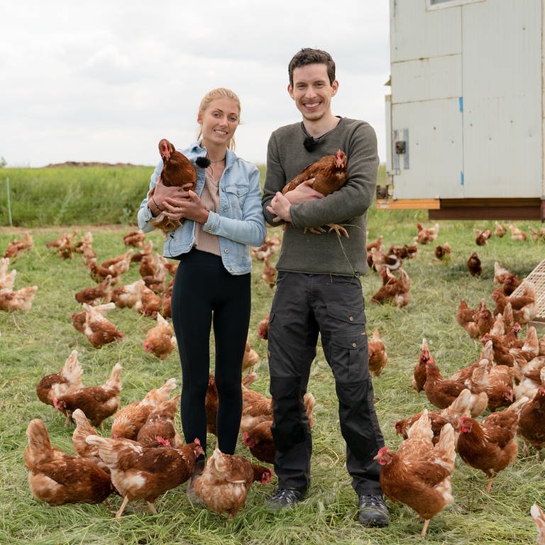 Lisa hält dem Tierwohl zuliebe 900 Hühner