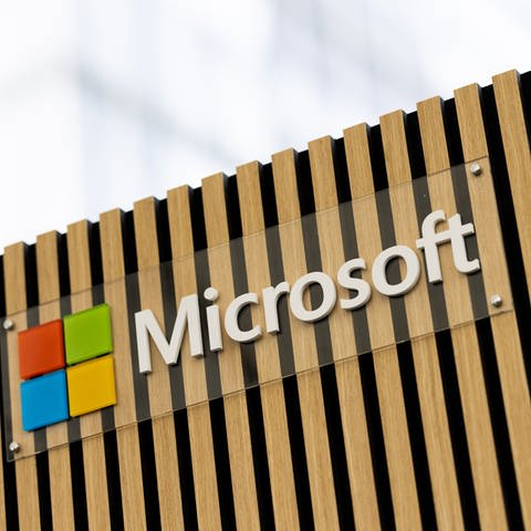 Das Logo des Konzerns Microsoft. Im Elsass soll ein neues Datenzentrum gebaut werden. 