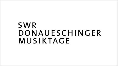 Logo SWR Donaueschinger Musiktage mit grauem Rahmen