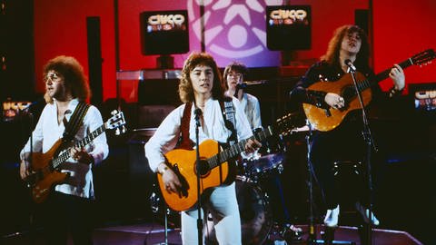 Auftritt der britischen Pop Rock Band Smokie 1978 in der ZDF-Musiksendung Disco