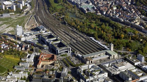 Der Hauptbahnhof Stuttgart vor dem Baubeginn für Stuttgart 21: Eine Aufnahme aus dem Jahr 2006 (Archivbild)