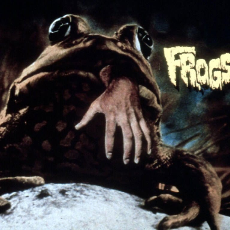 Film "Frogs - Killer Aus Dem Sumpf" (1972) Poster Regie: George McCowan , Orion Pict. (Foto: picture-alliance / Reportdienste, United Archives)