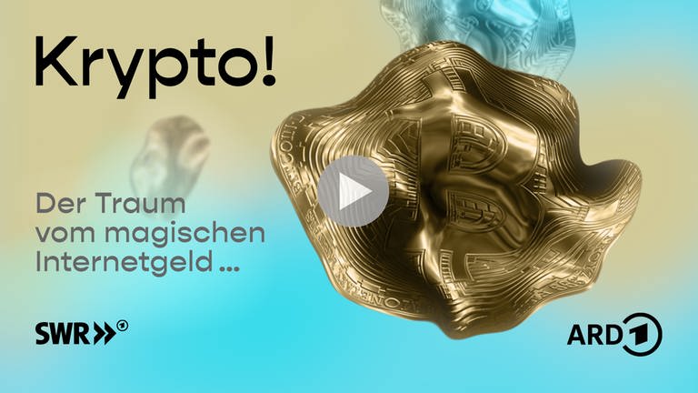 Key Visual der siebenteiligen Doku-Podcast-Serie „Krypto! – Der Traum vom magischen Internetgeld …“